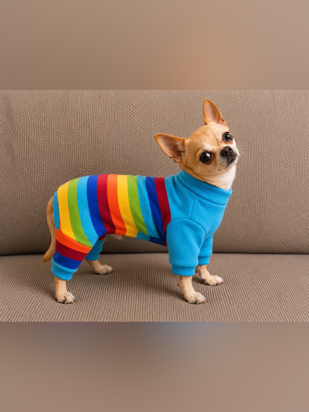 Rainbow Stripe Dog PJ’s